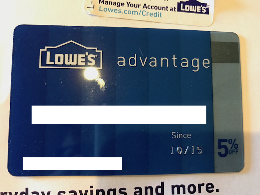 Lowes Advantage Credit Card Page 2 myFICO® Forums
