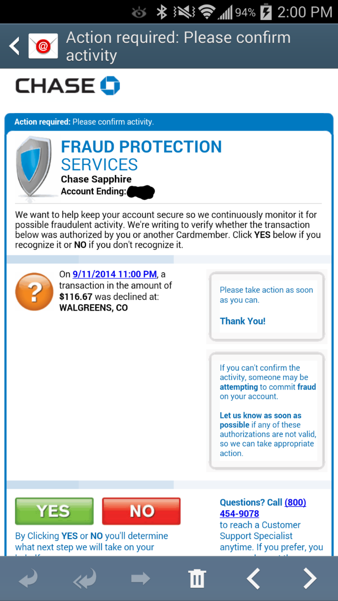 Chase Sapphire Credit Fraud Alert - Page 2 - myFICO® Forums - 3432155